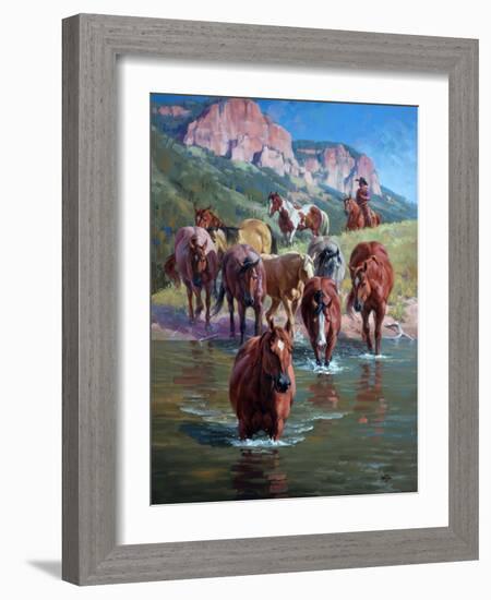 The Crossing-Jack Sorenson-Framed Art Print