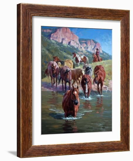 The Crossing-Jack Sorenson-Framed Art Print