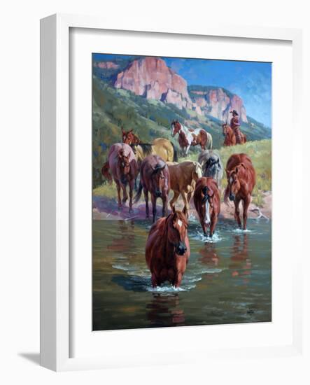 The Crossing-Jack Sorenson-Framed Art Print