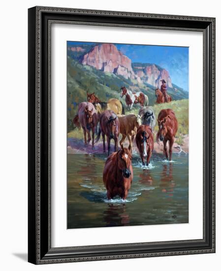 The Crossing-Jack Sorenson-Framed Art Print