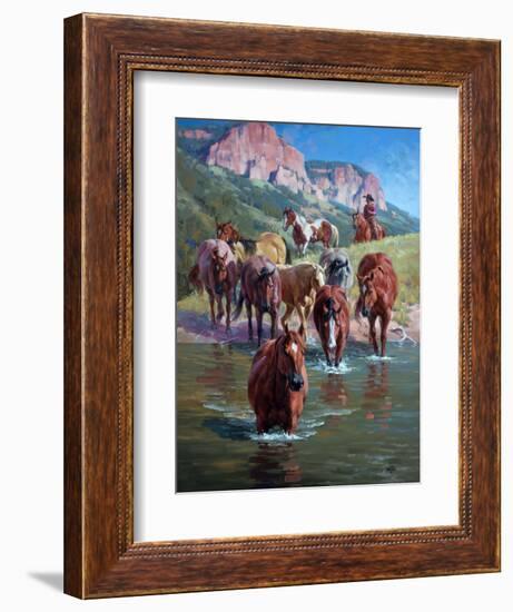 The Crossing-Jack Sorenson-Framed Premium Giclee Print