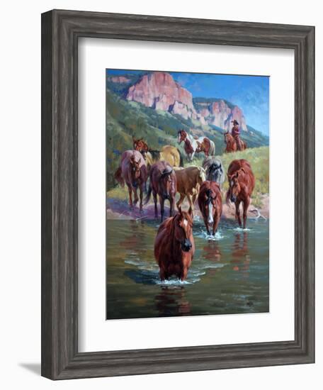 The Crossing-Jack Sorenson-Framed Art Print