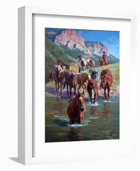 The Crossing-Jack Sorenson-Framed Art Print