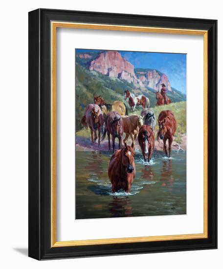 The Crossing-Jack Sorenson-Framed Art Print