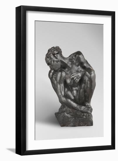 The Crouching Woman, Modeled 1881-82, Enlarged 1906-8, Cast by Alexis Rudier (1874-1952), 1925 (Bro-Auguste Rodin-Framed Giclee Print