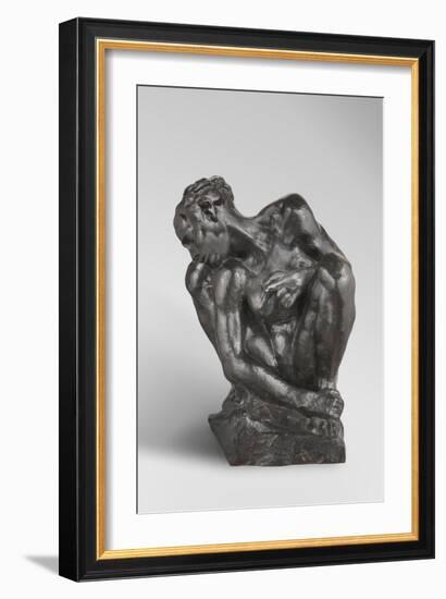 The Crouching Woman, Modeled 1881-82, Enlarged 1906-8, Cast by Alexis Rudier (1874-1952), 1925 (Bro-Auguste Rodin-Framed Giclee Print