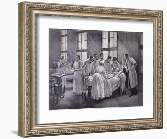 The Croup Cured by Doctor Roux-Pierre Andre Brouillet-Framed Giclee Print