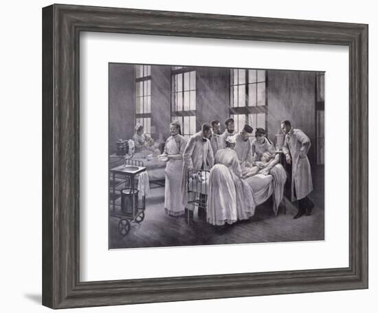 The Croup Cured by Doctor Roux-Pierre Andre Brouillet-Framed Giclee Print