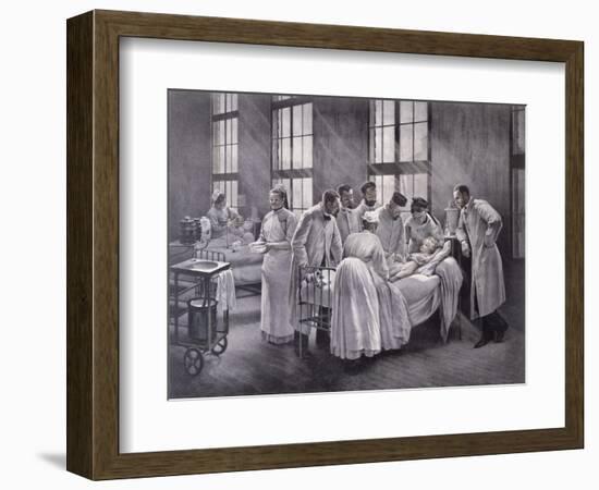 The Croup Cured by Doctor Roux-Pierre Andre Brouillet-Framed Giclee Print