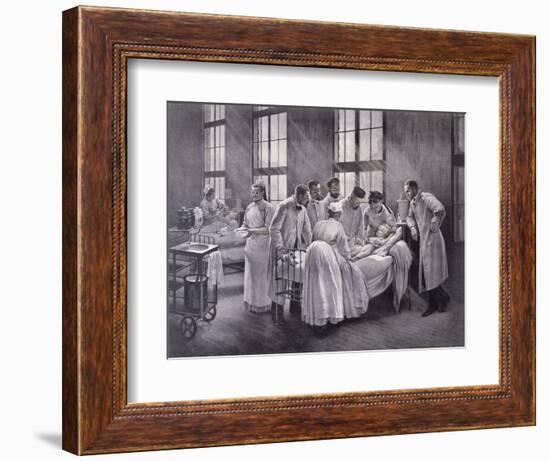 The Croup Cured by Doctor Roux-Pierre Andre Brouillet-Framed Giclee Print