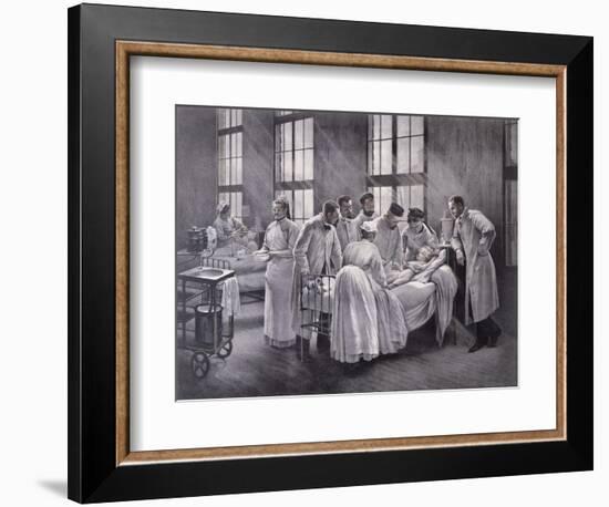 The Croup Cured by Doctor Roux-Pierre Andre Brouillet-Framed Giclee Print