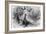 The Crow and the Fox, from "Fables" by Jean de La Fontaine-Gustave Doré-Framed Giclee Print