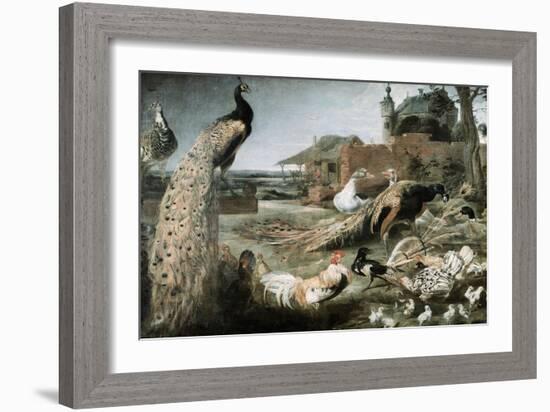 The Crow in Peacock Feathers-Frans Snyders-Framed Giclee Print