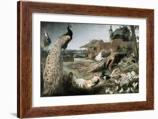 The Crow in Peacock Feathers-Frans Snyders-Framed Giclee Print