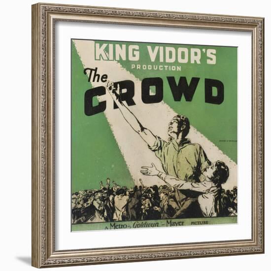 The Crowd, 1928-null-Framed Art Print