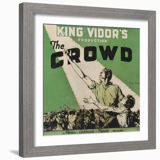 The Crowd, 1928-null-Framed Art Print