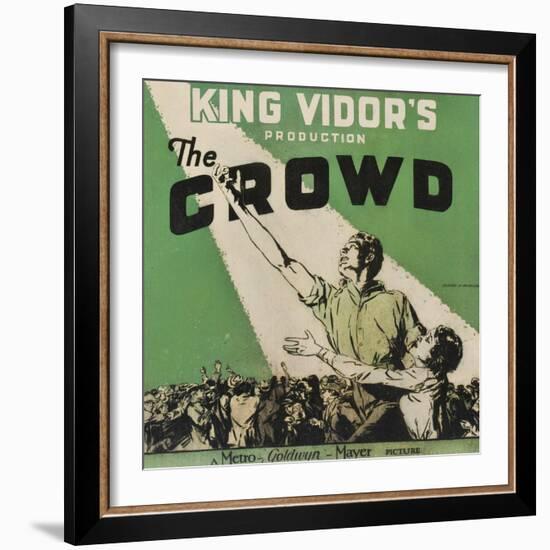 The Crowd, 1928-null-Framed Art Print