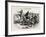 The Crowd at Springfield with the Black Flag, USA, 1870s-null-Framed Giclee Print