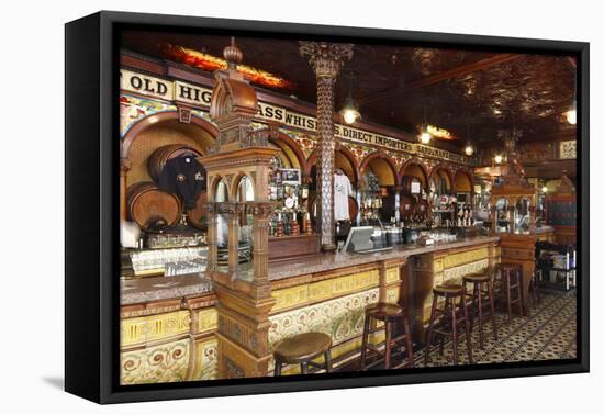 The Crown Liquor Saloon, Belfast, Northern Ireland, 2010-Peter Thompson-Framed Premier Image Canvas