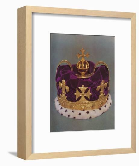 'The crown made for the Prince of Wales in 1729', 1953-Unknown-Framed Photographic Print