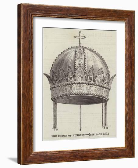 The Crown of Hungary-null-Framed Giclee Print