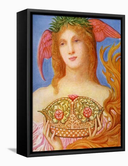 The Crown of Peace by William Blake Richmond-William Blake Richmond-Framed Premier Image Canvas