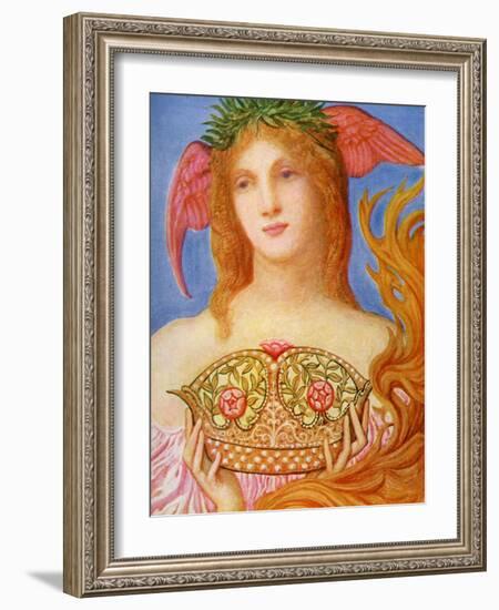 The Crown of Peace by William Blake Richmond-William Blake Richmond-Framed Giclee Print