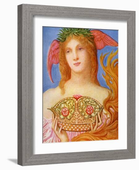 The Crown of Peace by William Blake Richmond-William Blake Richmond-Framed Giclee Print