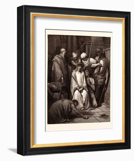 The Crown of Thorns-Gustave Dore-Framed Giclee Print