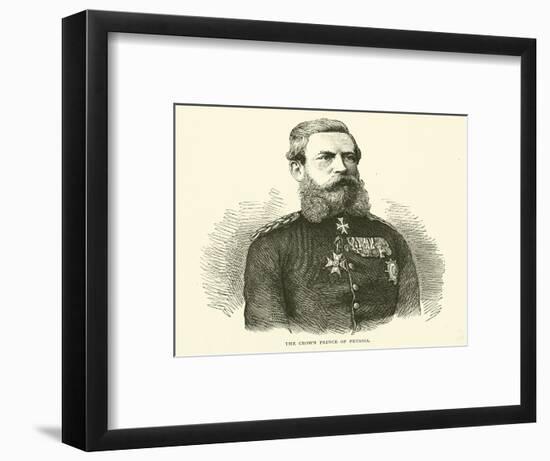 The Crown Prince of Prussia, August 1870-null-Framed Giclee Print