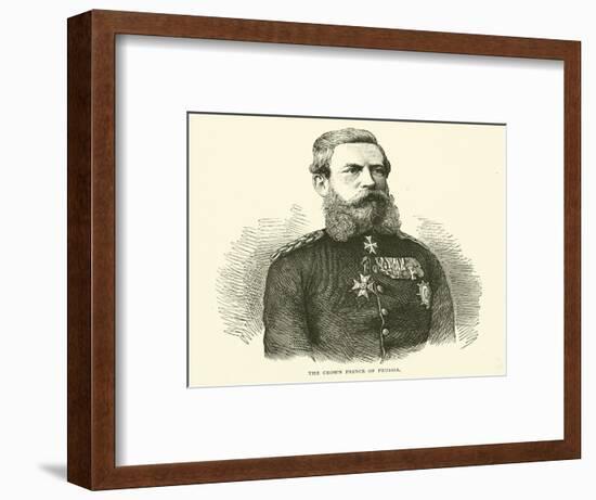 The Crown Prince of Prussia, August 1870-null-Framed Giclee Print