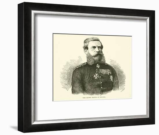 The Crown Prince of Prussia, August 1870-null-Framed Giclee Print