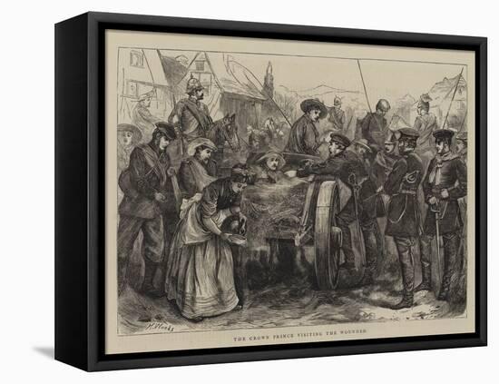 The Crown Prince Visiting the Wounded-Henry Woods-Framed Premier Image Canvas