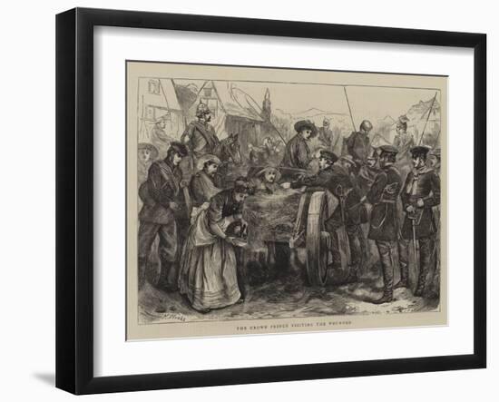 The Crown Prince Visiting the Wounded-Henry Woods-Framed Giclee Print