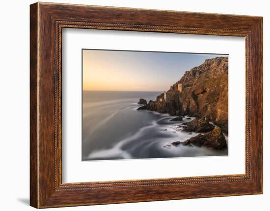 The Crown's Engine houses, Botallack, West Cornwall, UK-Ross Hoddinott-Framed Photographic Print