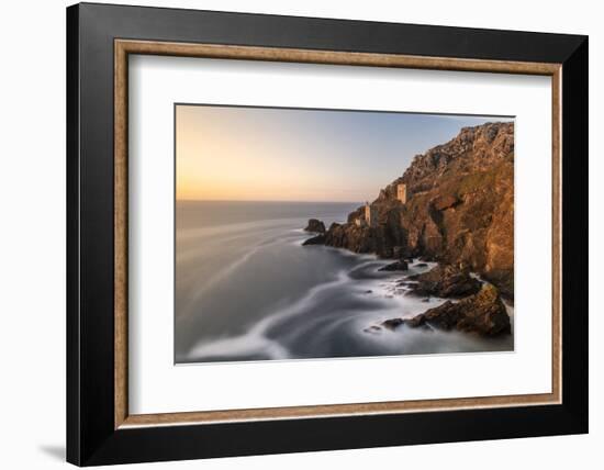 The Crown's Engine houses, Botallack, West Cornwall, UK-Ross Hoddinott-Framed Photographic Print