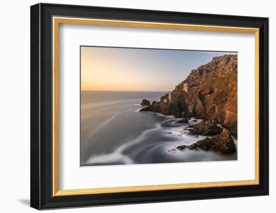 The Crown's Engine houses, Botallack, West Cornwall, UK-Ross Hoddinott-Framed Photographic Print