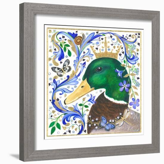 The Crowned Mallard-Isabelle Brent-Framed Photographic Print
