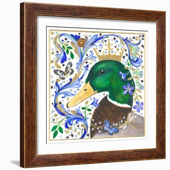 The Crowned Mallard-Isabelle Brent-Framed Photographic Print