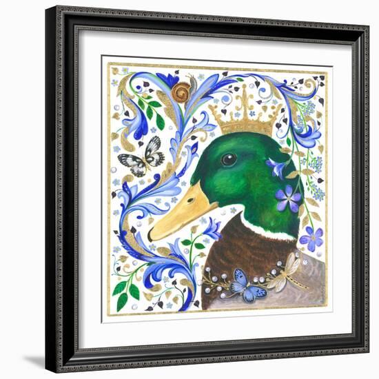 The Crowned Mallard-Isabelle Brent-Framed Photographic Print