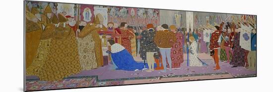 The Crowning at Reims of the Dauphin, from Joan of Arc Series E, 1907-Louis Maurice Boutet De Monvel-Mounted Giclee Print