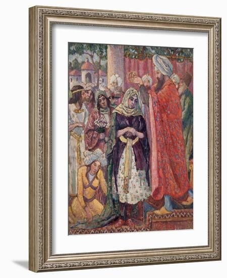 The Crowning of Esther. 1929-Lucien Pissarro-Framed Giclee Print