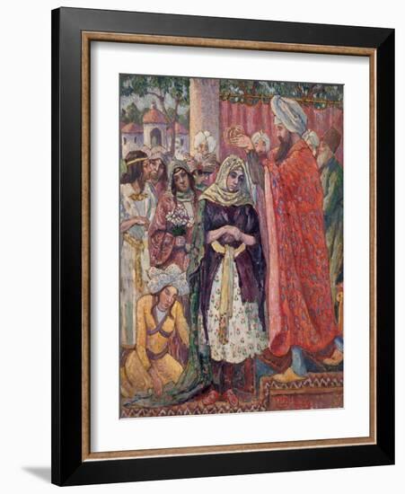 The Crowning of Esther. 1929-Lucien Pissarro-Framed Giclee Print