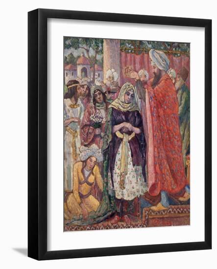 The Crowning of Esther. 1929-Lucien Pissarro-Framed Giclee Print