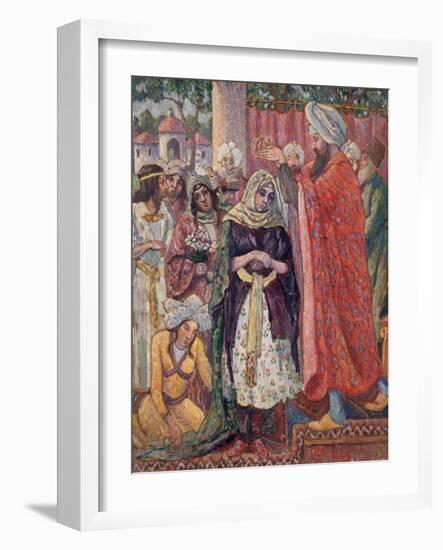 The Crowning of Esther. 1929-Lucien Pissarro-Framed Giclee Print