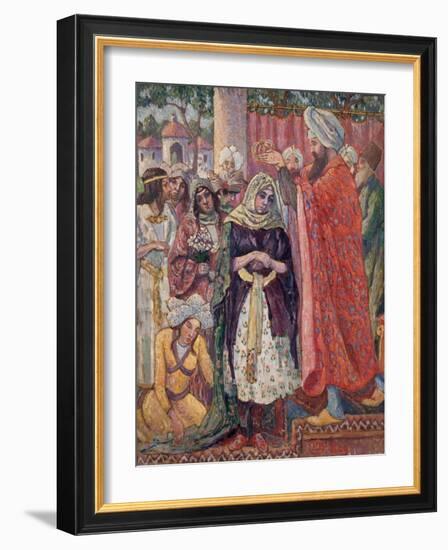 The Crowning of Esther. 1929-Lucien Pissarro-Framed Giclee Print