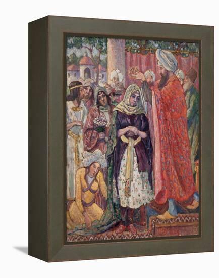 The Crowning of Esther. 1929-Lucien Pissarro-Framed Premier Image Canvas
