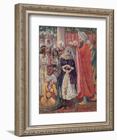 The Crowning of Esther. 1929-Lucien Pissarro-Framed Giclee Print