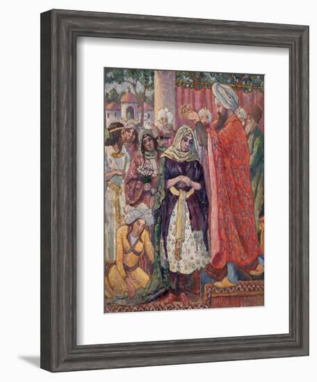 The Crowning of Esther. 1929-Lucien Pissarro-Framed Giclee Print