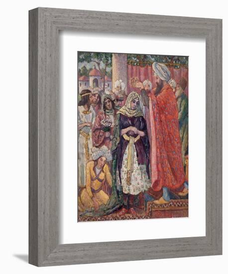 The Crowning of Esther. 1929-Lucien Pissarro-Framed Giclee Print